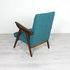 Vintage fauteuil, opnieuw gestoffeerd