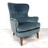 Vintage velours fauteuil